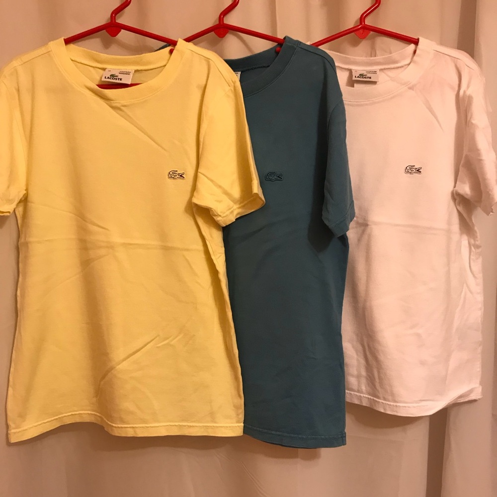 3 Lacoste T Shirts ... Set